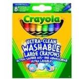 Crayola Hobbyartikler Crayola Ultra-Clean Farvekridt 8 stk