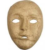 Creativ Company Papmache maske H: 17,5 cm B: 12,5 cm