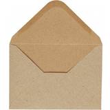 Beige Papir kuvert 11,5 x 16 cm 10 st 110 g beige