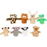 Giraffer - Tyggelegetøj Dukker & Dukkehus Legler Finger Puppets Animals 8 Pcs
