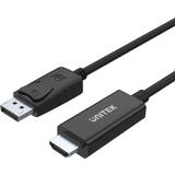 Unitek Kabeladaptere Kabler Unitek DisplayPort - HDMI 1.8m