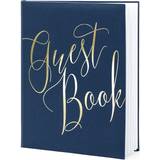 Fotoprops, Partyhatte & Ordensbånd PartyDeco Guest Books 20x24.5cm 22 Pages Navy Blue