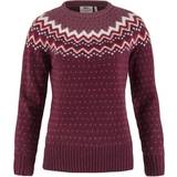 Dame - Rød Overdele Fjällräven Övik Knit Sweater W - Dark Garnet