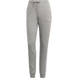 12 - Viskose Bukser & Shorts adidas Women's Essentials French Terry 3-Stripes Joggers - Medium Grey Heather/White