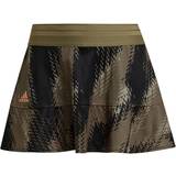 Elastan/Lycra/Spandex - Grøn - S Nederdele adidas Tennis Primeblue Printed Match Skirt Women - Orbit Green