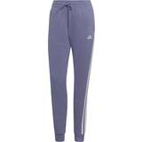 26 - Lilla - Polyester Bukser & Shorts adidas Women's Essentials French Terry 3-Stripes Joggers - Orbit Violet/White