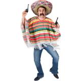 Mexicansk udklædning Orion Costumes Mexicansk Poncho Kostume
