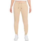 26 - Beige Bukser Nike Sportswear Essential Fleece Pants Women's - Rattan/White