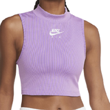 48 - Dame - Høj krave T-shirts & Toppe Nike Women's Air Crop Tank - Violet Shock