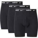 Nike Elastan/Lycra/Spandex - Herre Underbukser Nike Boxer Brief Long 3-pack - Black