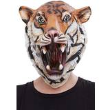 Orange Masker Smiffys Tiger Latex Mask