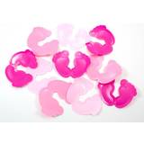 Folat Babyfødder XL konfetti Pink