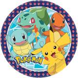 Amscan Festartikler Amscan Disposable Plates Pokemon 8-pack