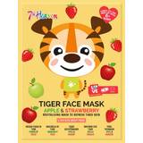 Sheet masks Ansigtsmasker 7th Heaven Animal Sheet Mask Tiger Apple Strawberry