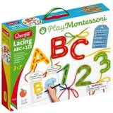 Quercetti Babylegetøj Quercetti Montessori Play Crossword ABC 123 2808