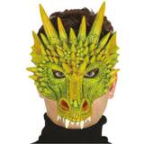 Halvdækkende masker Fiestas Guirca Drage Halvmaske