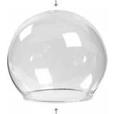 Glasklokke Creativ Company Kugleformet glasklokke diameter 8 cm hulstørrelse 5 cm transparent 4 stk