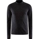 Craft Sportswear Høj krave Overdele Craft Sportswear ADV SubZ Wool Long Sleeve 2 T-shirt Men - Black