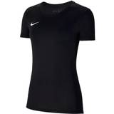 Meshdetaljer - U-udskæring Tøj Nike Dri-FIT Park VII Jersey Women - Black/White