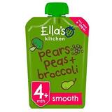 Pærere Babymad & Tilskud Ella s Kitchen Pears, Peas & Broccoli Puree 120g