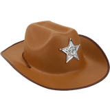 Vilde vesten Kostumer Sheriff Hat