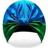 Grønne Bonnetter Silke London Hair Wrap The Isla blå og grøn