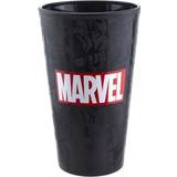 Sort - Uden håndtag Glas Paladone Marvel Logo Drikkeglas 40cl