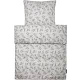 Blomster - Gul Tekstiler Smallstuff Bedding Junior Grey Flower Garden 100x140cm
