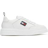 Læder - TPR Sneakers Tommy Hilfiger Elevated Leather Cupsole Flatform W - White