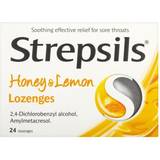 Sugetablet Håndkøbsmedicin Strepsils Honey & Lemon 1.2mg 24 stk Sugetablet
