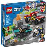 Lego city politi Lego City Fire Rescue & Police Chase 60319