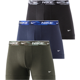 Nike Grøn - Herre Underbukser Nike Everyday Cotton Stretch Boxer 3-pack - Multi-Color/Olive/Obsidian/Black