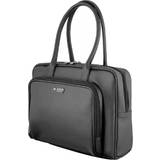 Imiteret læder - Indvendig lomme Computertasker Urban Factory Ladee Laptop Bag 13/14" - Black
