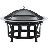 Fire pit vidaXL Fire Pit with Grill