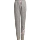 44 Bukser adidas Essentials French Terry Joggers Kids - Medium Grey Heather/Clear Pink