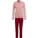 Pink - Polyester Jumpsuits & Overalls adidas Essentials 3-Stripes Track Suit Women - Legacy Burgundy/White
