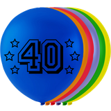 40 års fødselsdags balloner