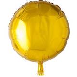 Procos Rund Folieballon Guldfarvet