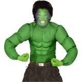 Widmann Grøn Muskelbluse Børnekostume Hulk kostumer