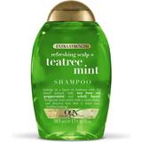 OGX Glans Shampooer OGX Extra Strength Refreshing Scalp + Teatree Mint Shampoo 385ml