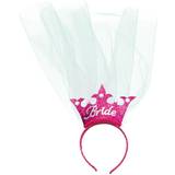 Hisab Joker Bride to be Crown with Veil Pink