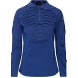 Nike Therma-FIT Strike Winter Warrior Drill Top Women - Blue Void/Deep Royal Blue/Volt