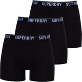Superdry Sort Undertøj Superdry Classic Boxer Shorts 3-pack - Black