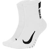 Nike Strømper Nike Multiplier Running Ankle Socks 2-pack Men - White/Black