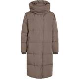 38 - Lang Overtøj Object Louise Long Down Coat - Fossil