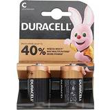Duracell C (LR14) Batterier & Opladere Duracell C 2-pack
