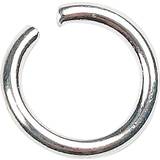 Creativ Company Jump Ring, size 7 mm, thickness 1 mm, silver-plated, 400 pc/ 1 pack