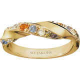 Dame Ringe Sif Jakobs Ferrara Ring - Gold/Multicolour