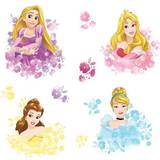 Gul Indretningsdetaljer RoomMates Disney Princess Floral Peel & Stick Wall Decals