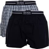 Hugo Boss Boxershorts løse Underbukser Hugo Boss Cotton Poplin Pyjama Shorts 2-pack - Dark Blue